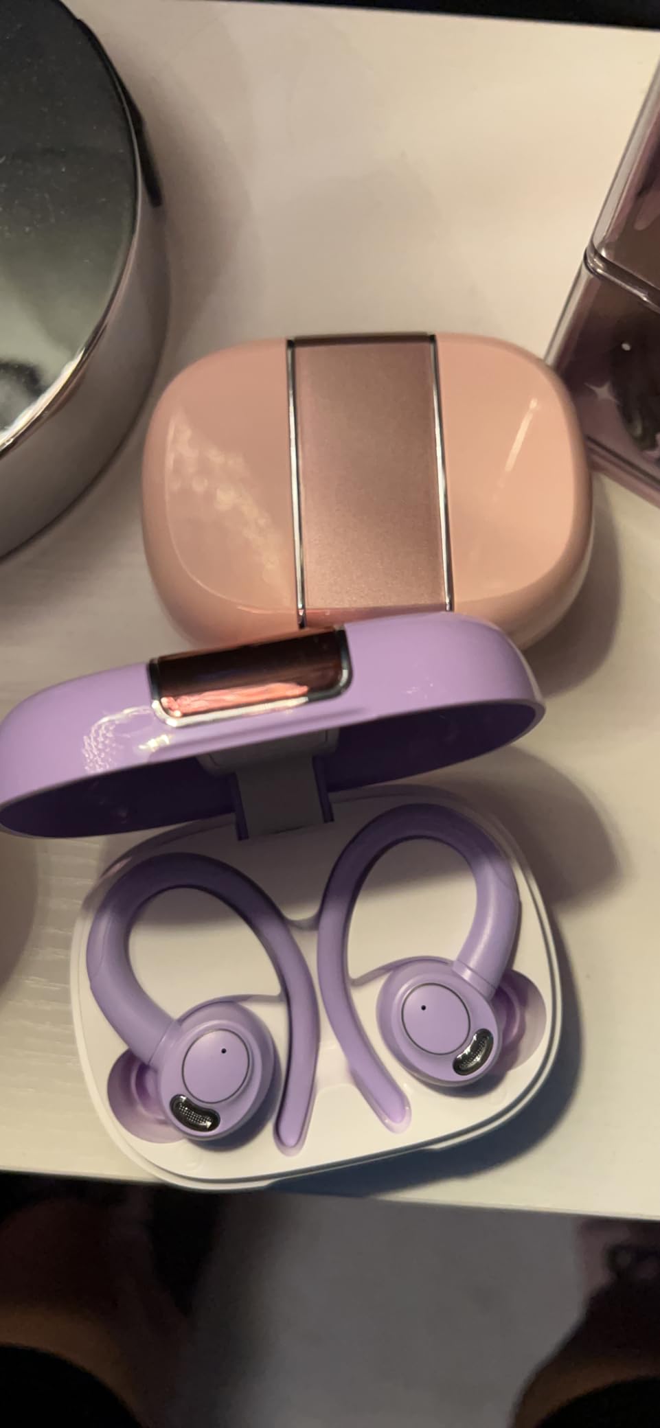 Wireless Sports Earbuds with Secure Earhooks, 48H Deep Bass/ENC Mic Ear Bud customer photo 2