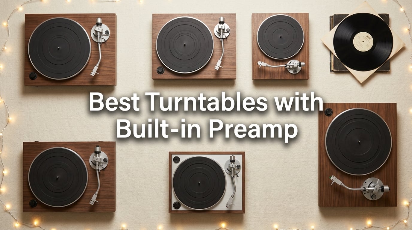 Best Turntables with Built-in Preamp
