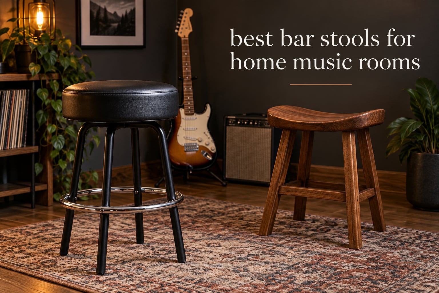 best bar stools for home music rooms