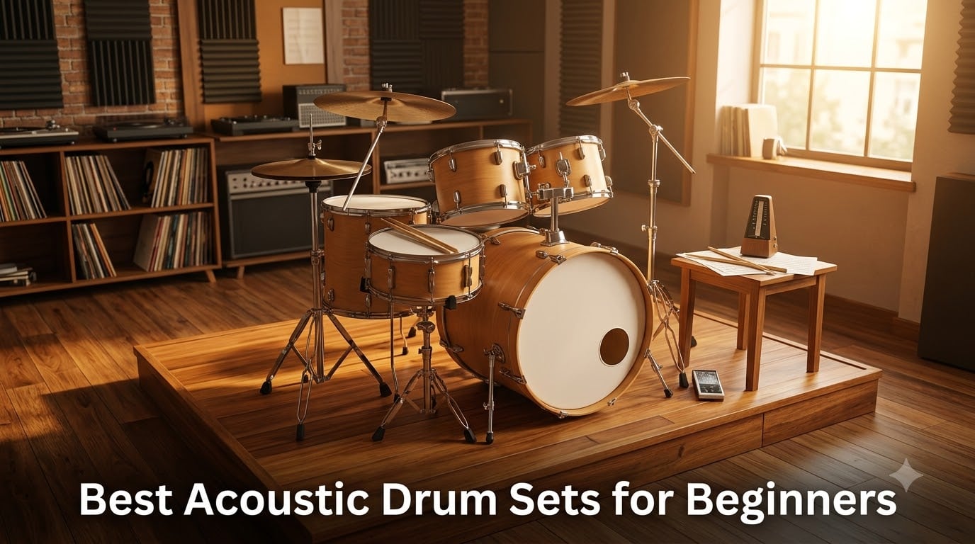 Best Acoustic Drum Sets for Beginners