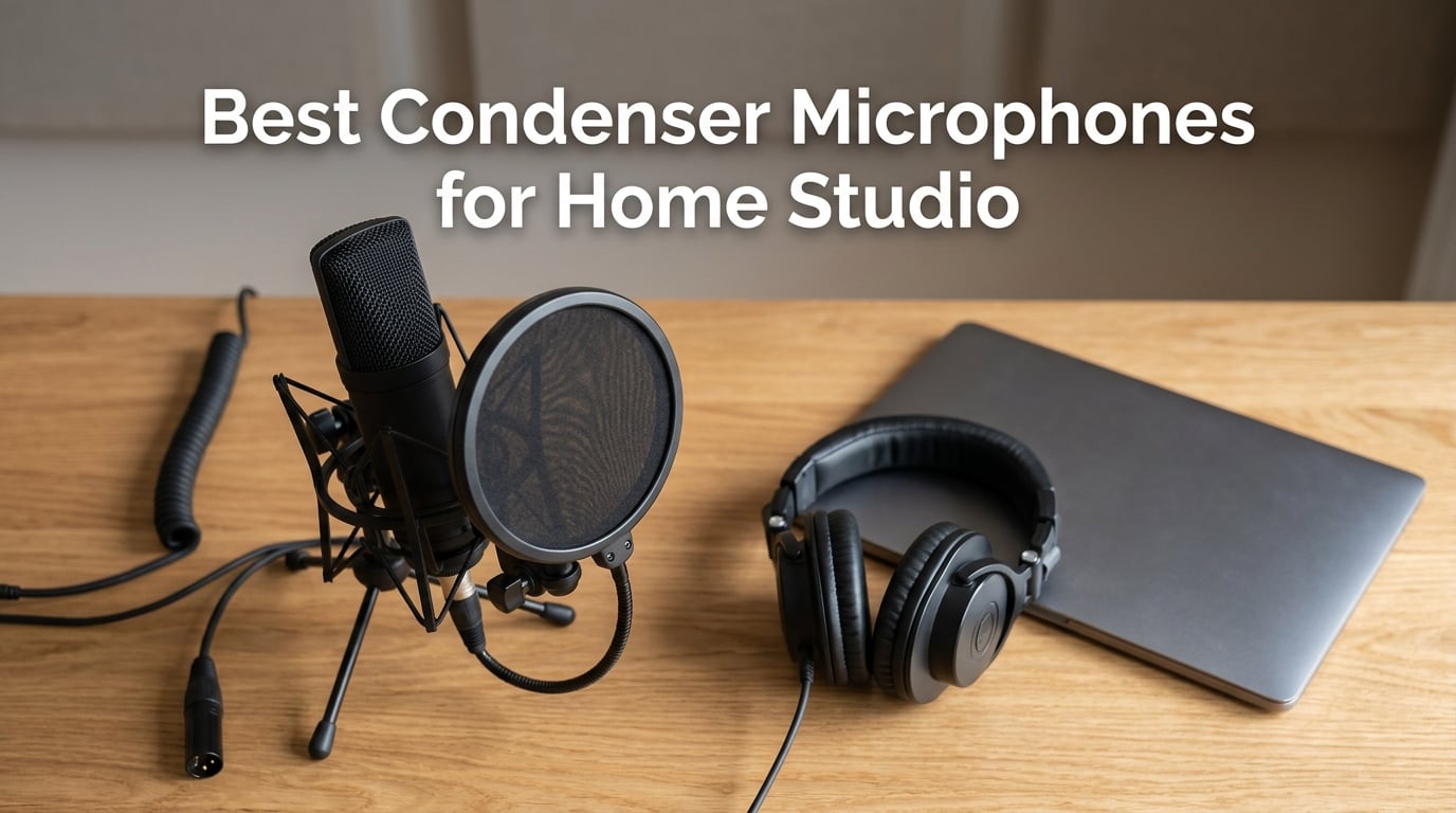 Best Condenser Microphones for Home Studio