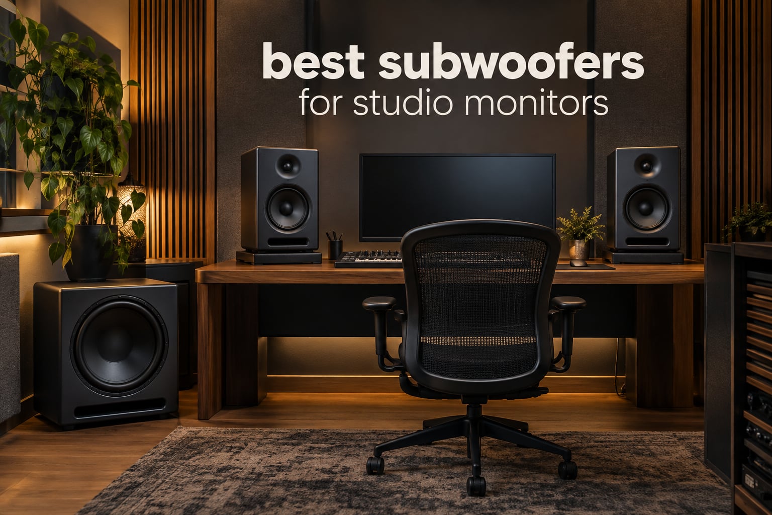 best subwoofers for studio monitors