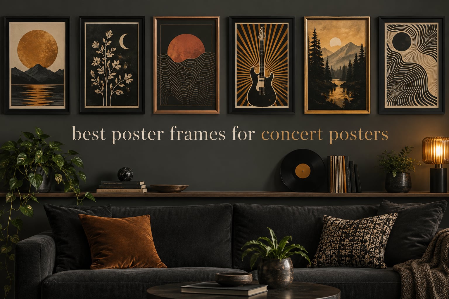 best poster frames for concert posters