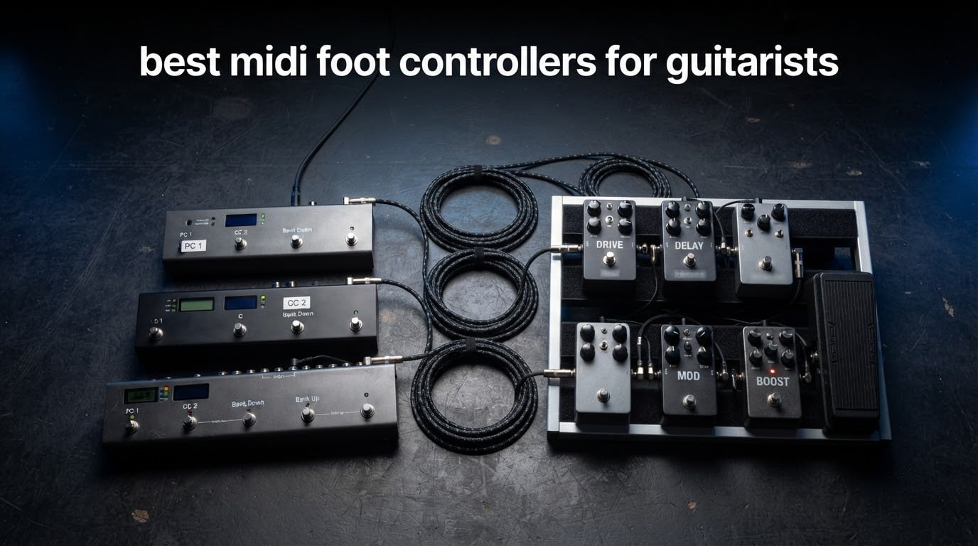best midi foot controllers for guitarists