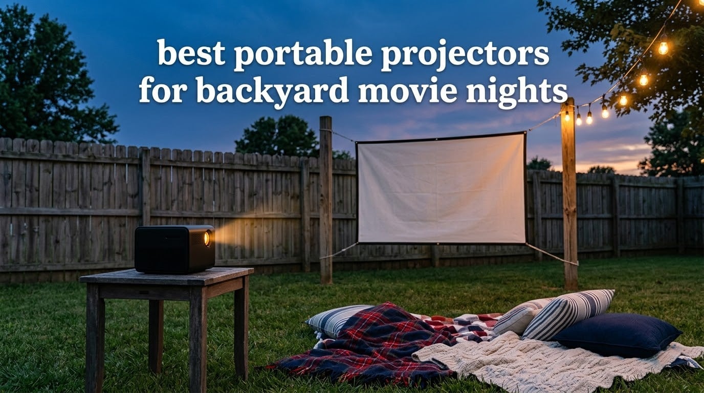 best portable projectors for backyard movie nights