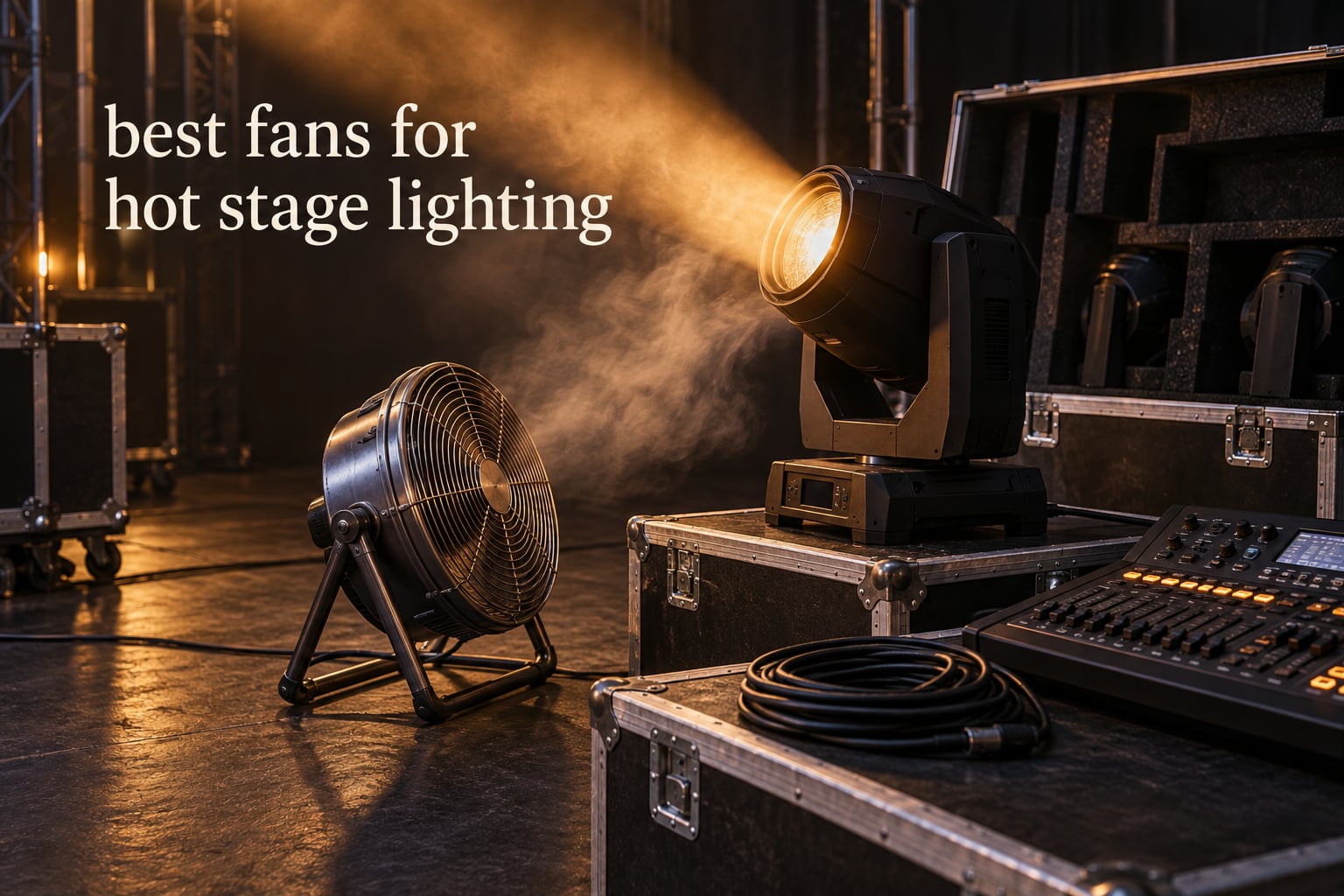 best fans for hot stage lighting