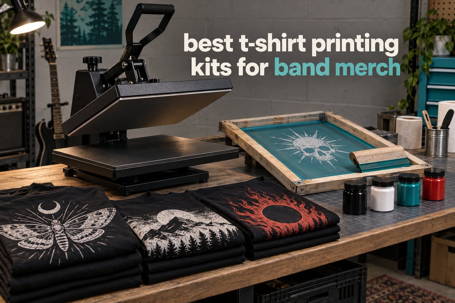 best t-shirt printing kits for band merch