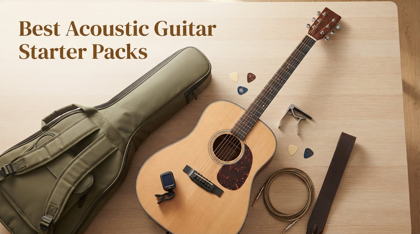 Best Acoustic Guitar Starter Packs