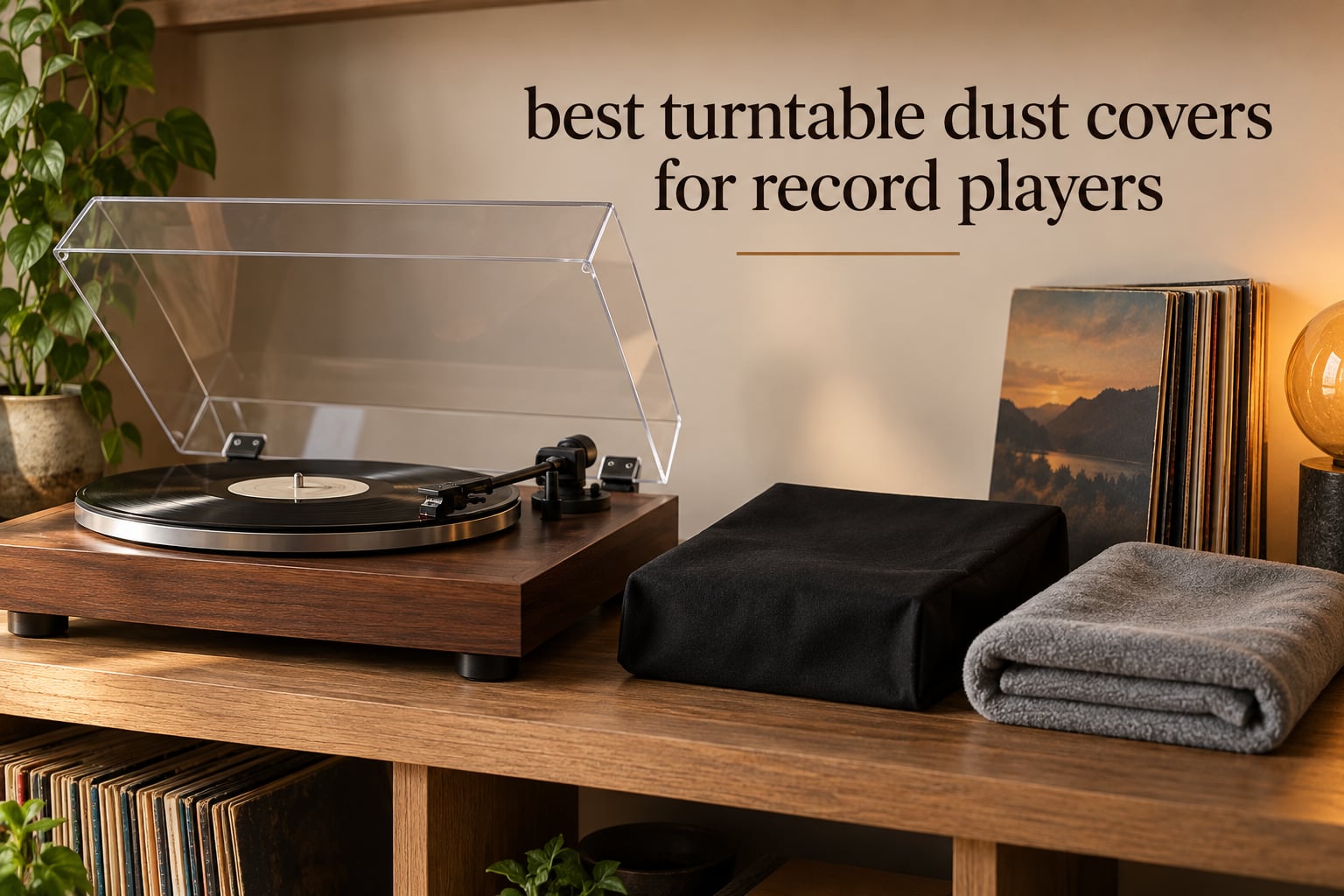 best turntable dust covers for record players
