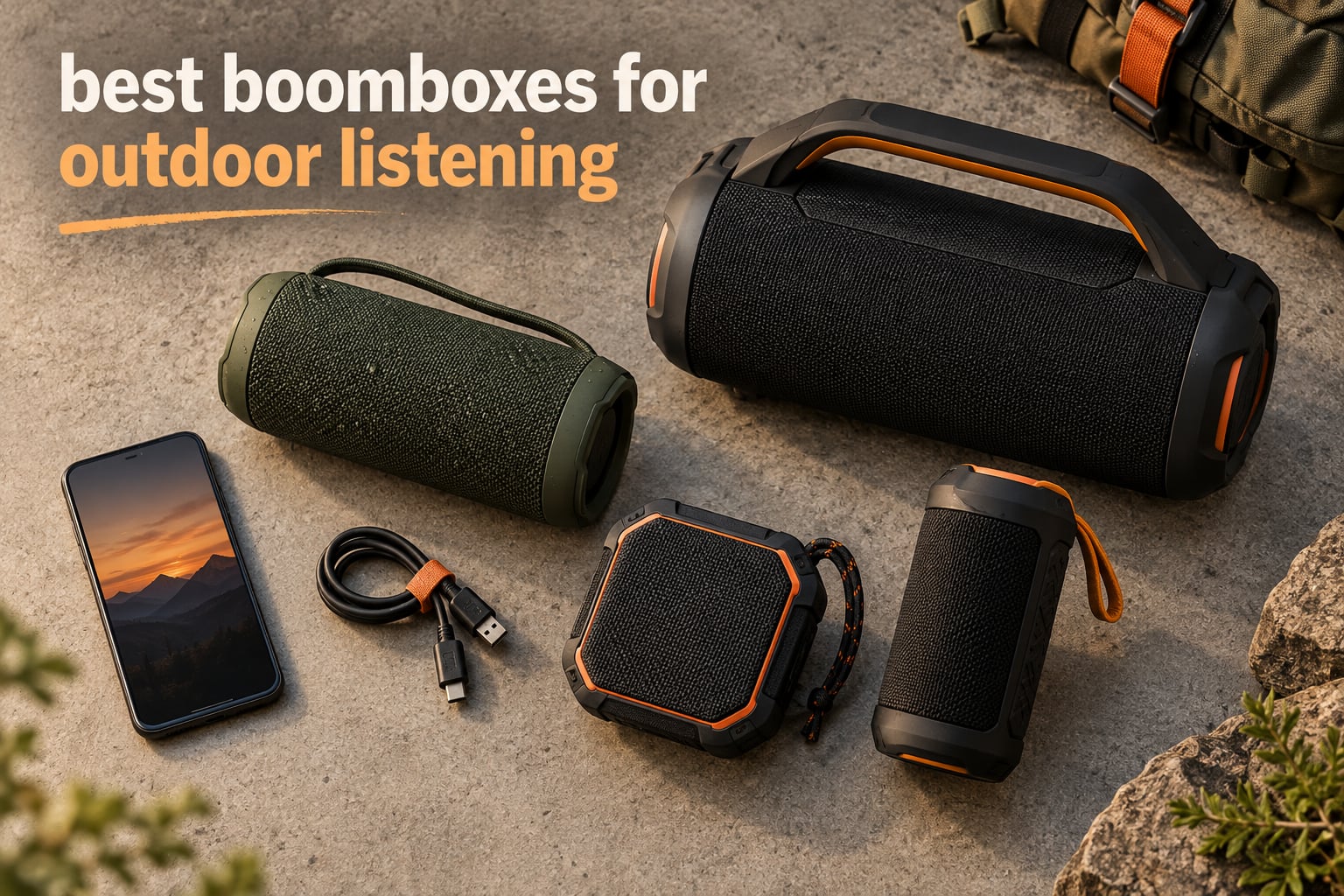 best boomboxes for outdoor listening
