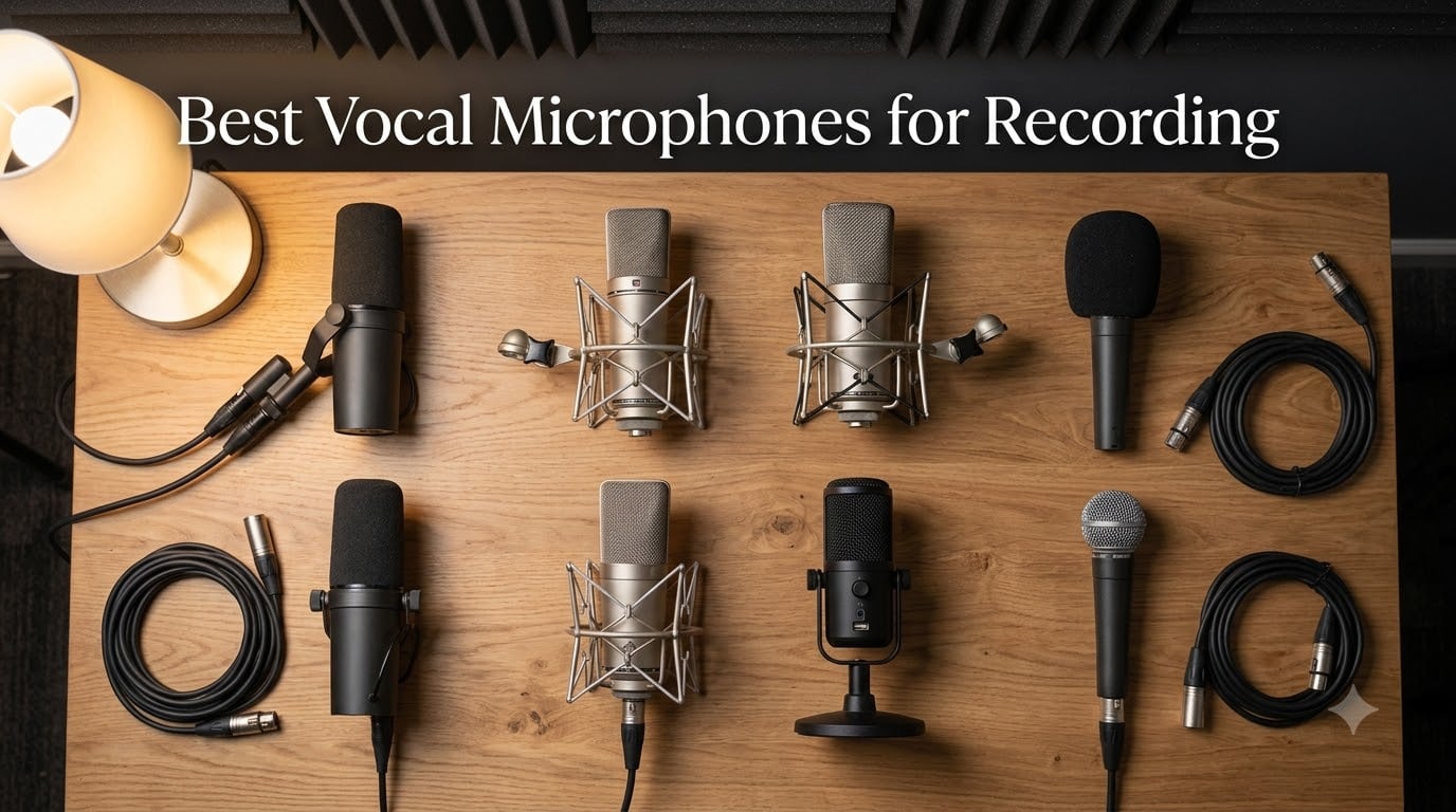 Best Vocal Microphones for Recording