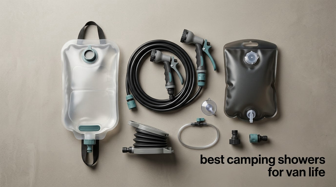 best camping showers for van life