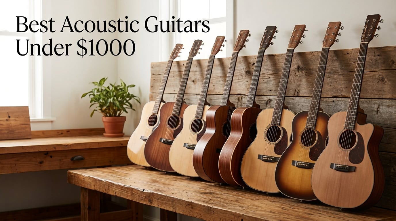 Best Acoustic Guitars Under $1000