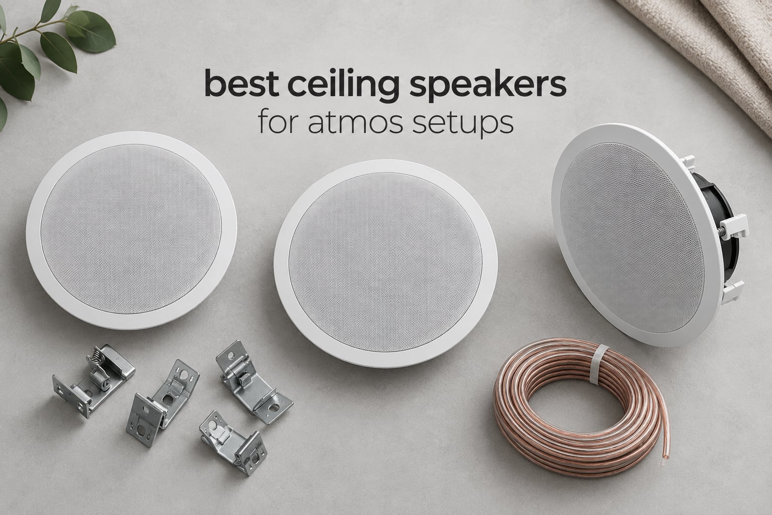 best ceiling speakers for atmos setups