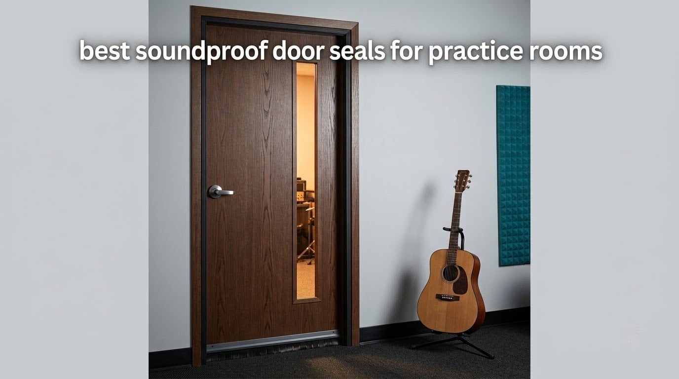 best soundproof door seals for practice rooms