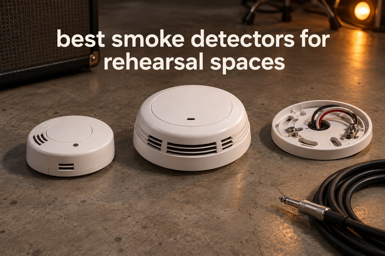 best smoke detectors for rehearsal spaces