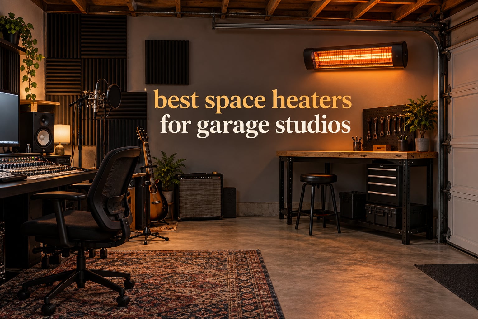 best space heaters for garage studios
