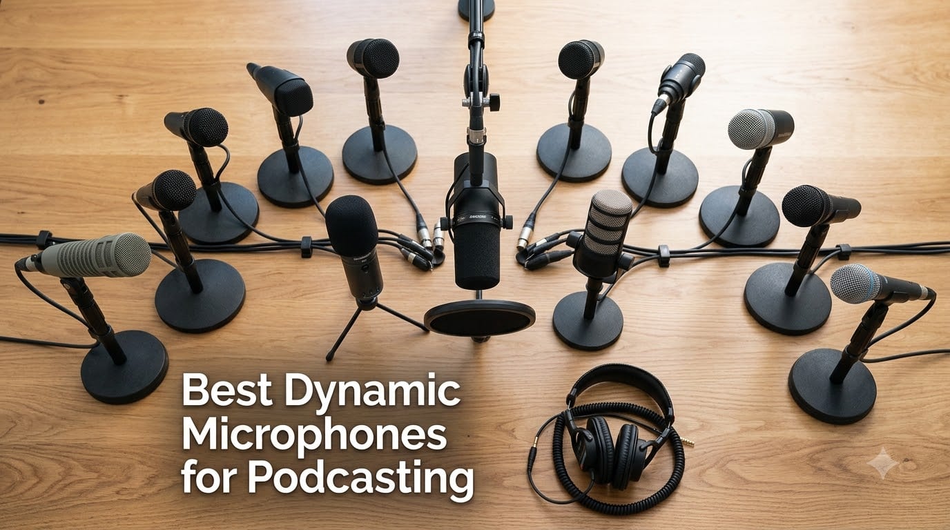 Best Dynamic Microphones for Podcasting