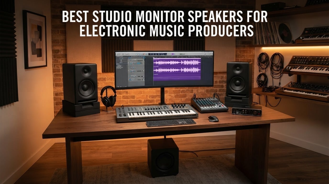 best studio monitor speakers for electronic music producers