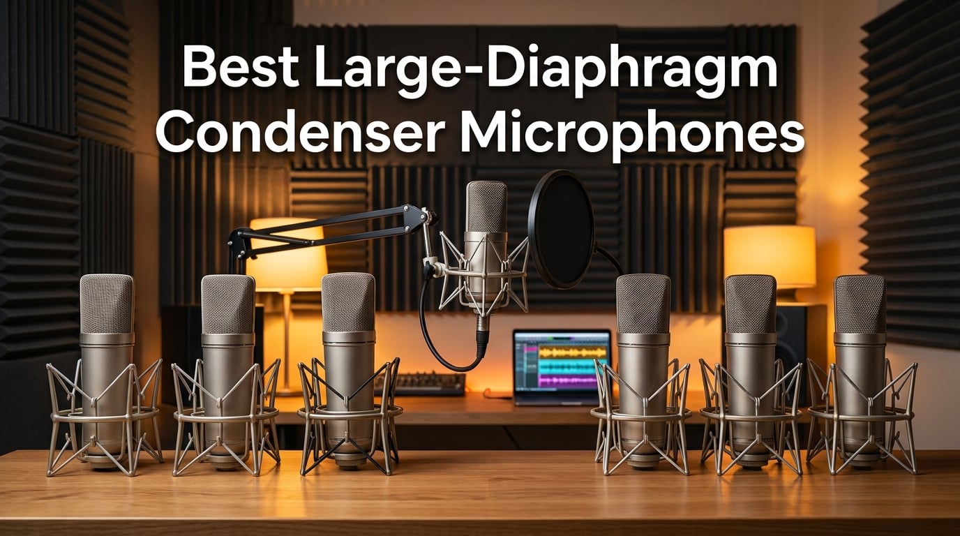 Best Large-Diaphragm Condenser Microphones