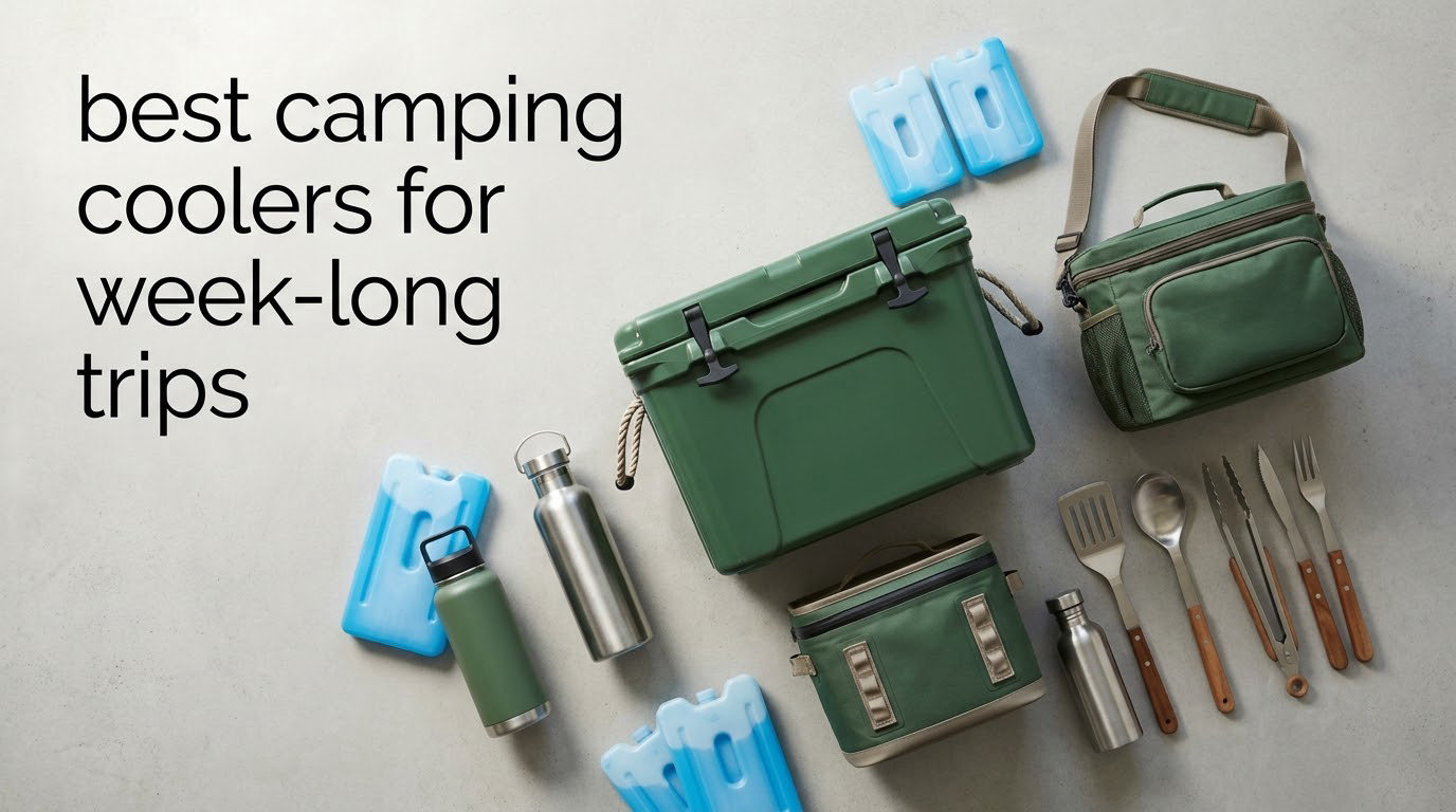 best camping coolers for week-long trips