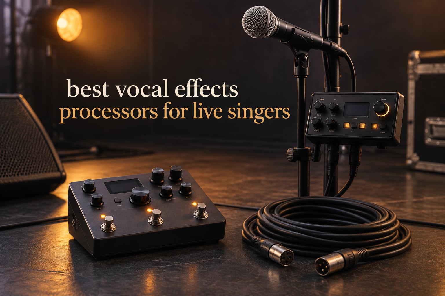 best vocal effects processors for live singers
