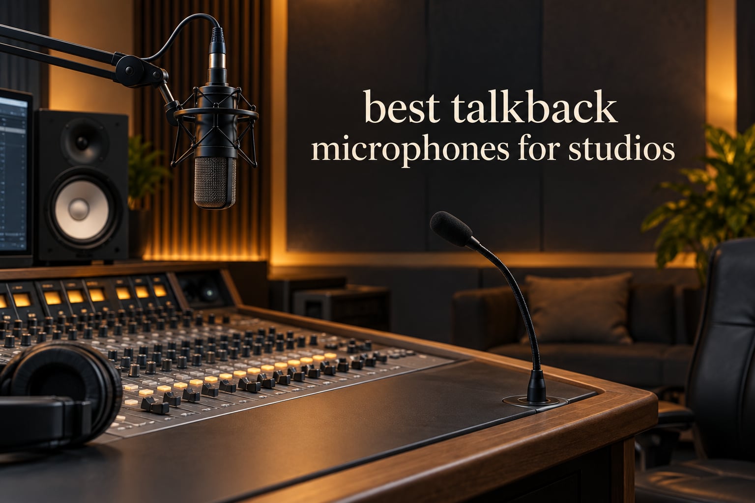 best talkback microphones for studios