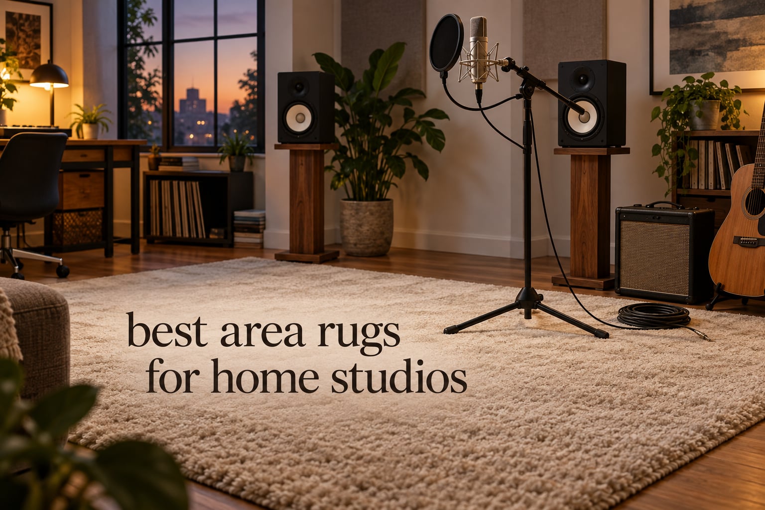best area rugs for home studios