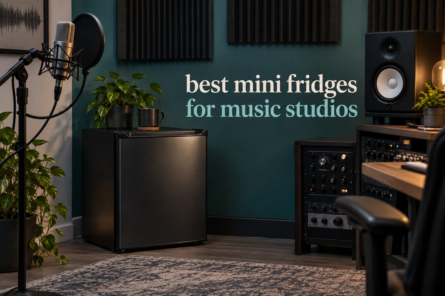 best mini fridges for music studios