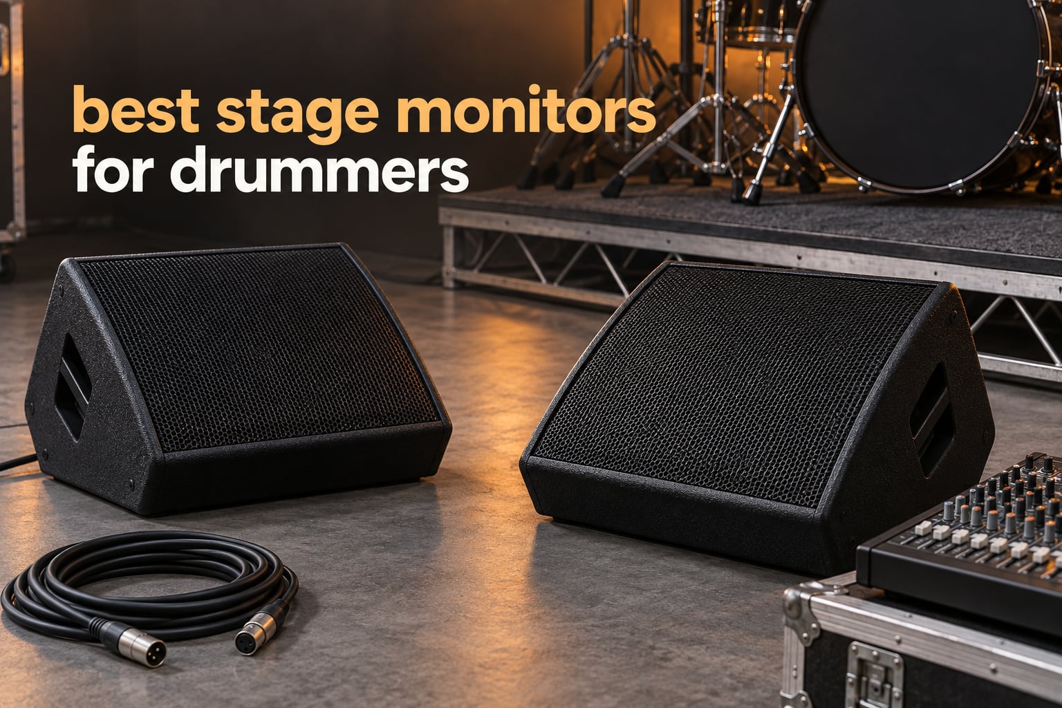 best stage monitors for drummers
