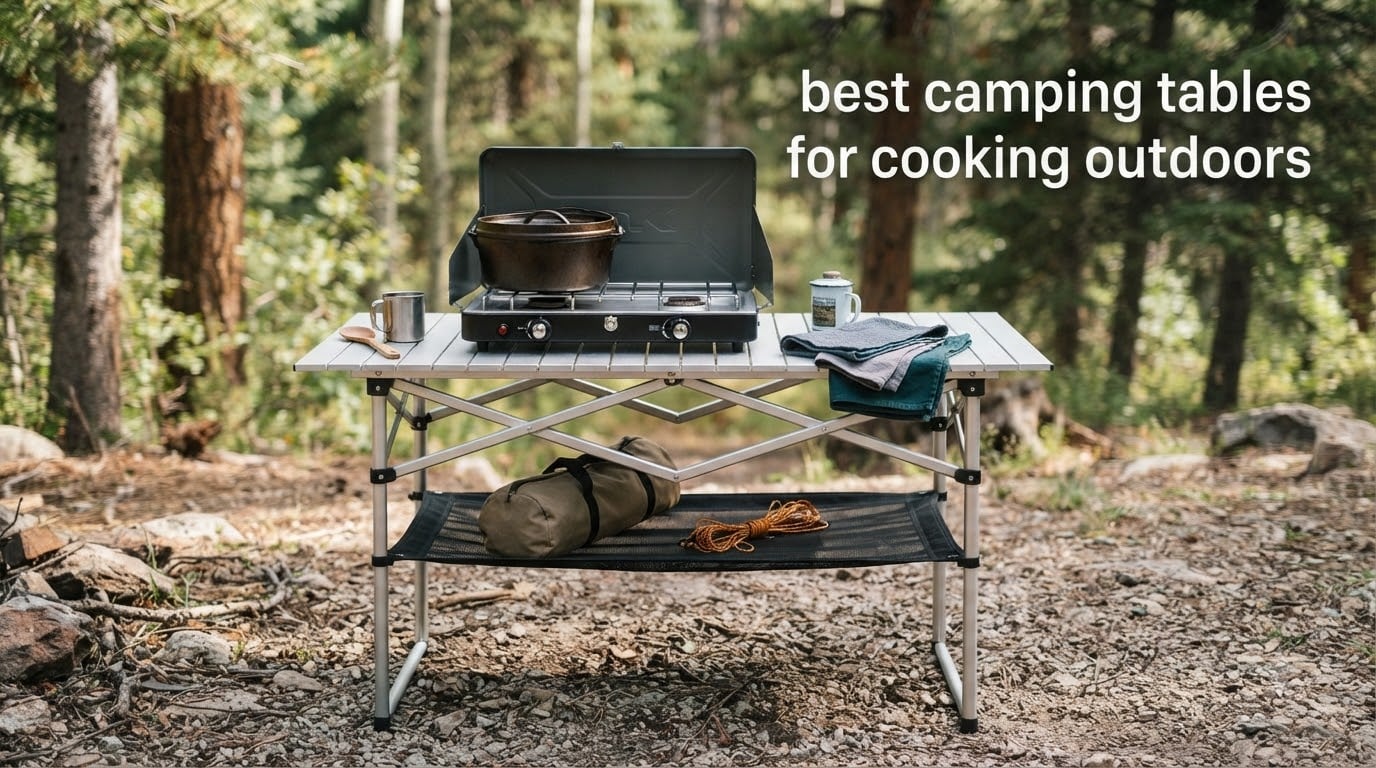 best camping tables for cooking outdoors