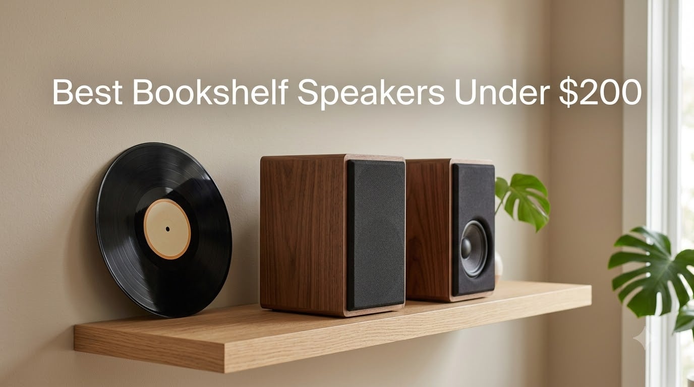 Best Bookshelf Speakers Under $200
