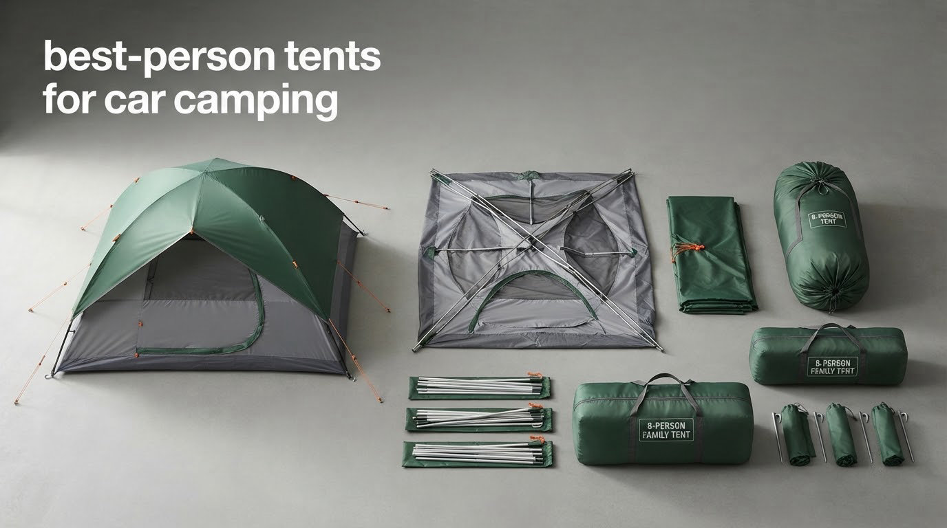 best 8-person tents for car camping