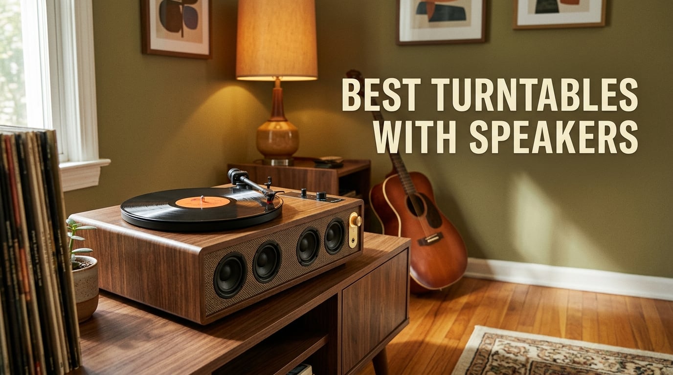 Best Turntables with Speakers