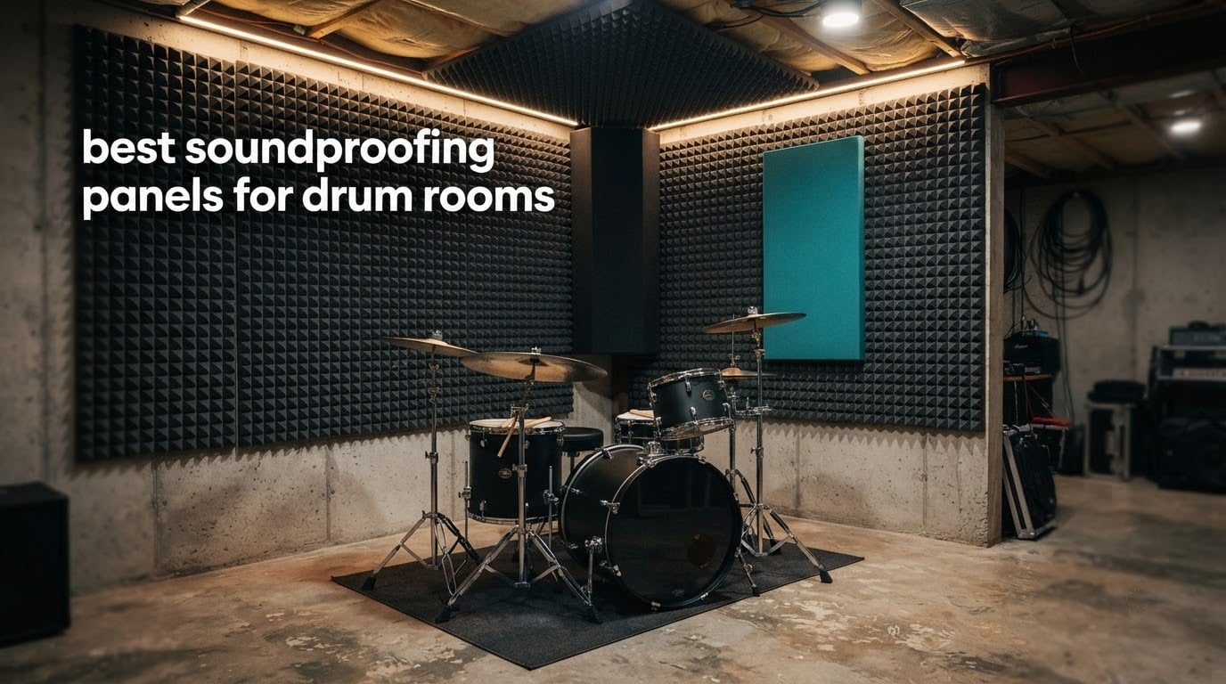 best soundproofing panels for drum rooms