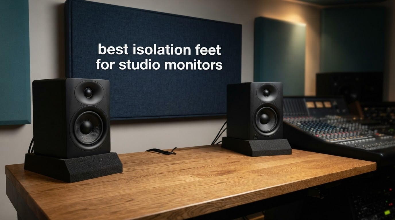 best isolation feet for studio monitors