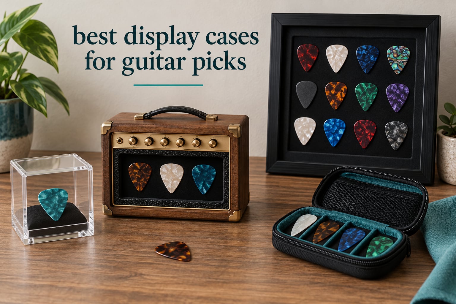 best display cases for guitar picks
