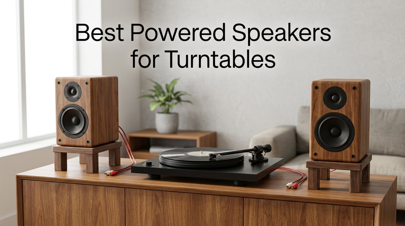 Best Powered Speakers for Turntables