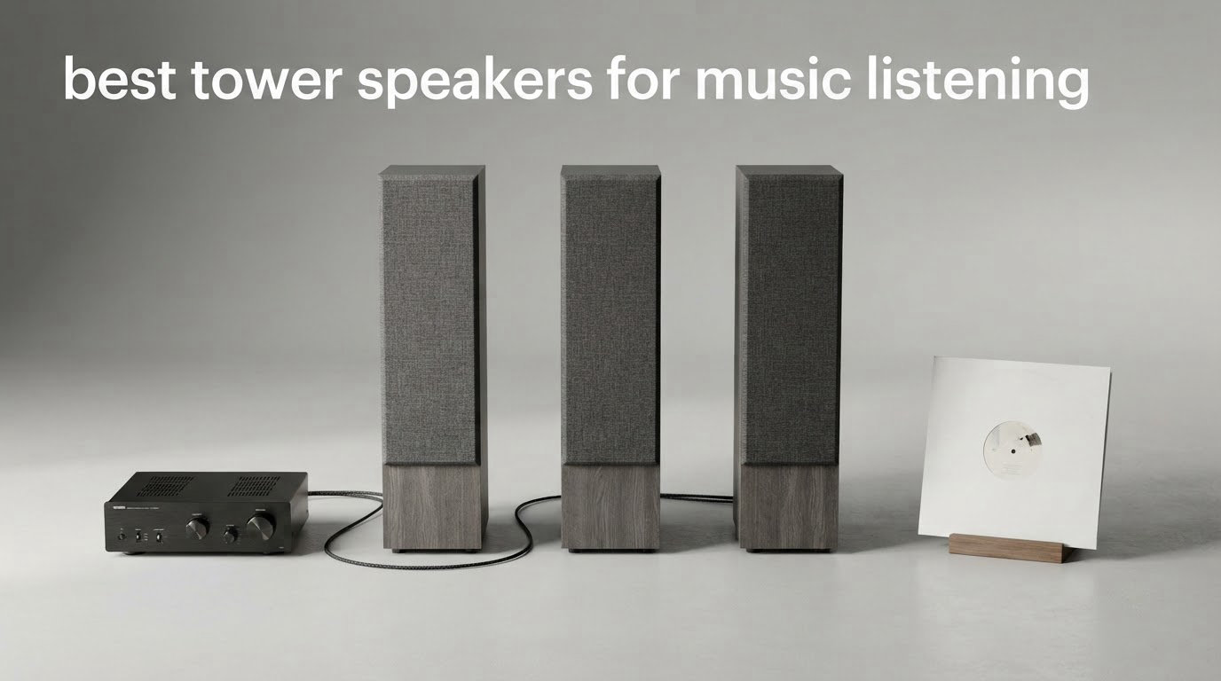 best tower speakers for music listening