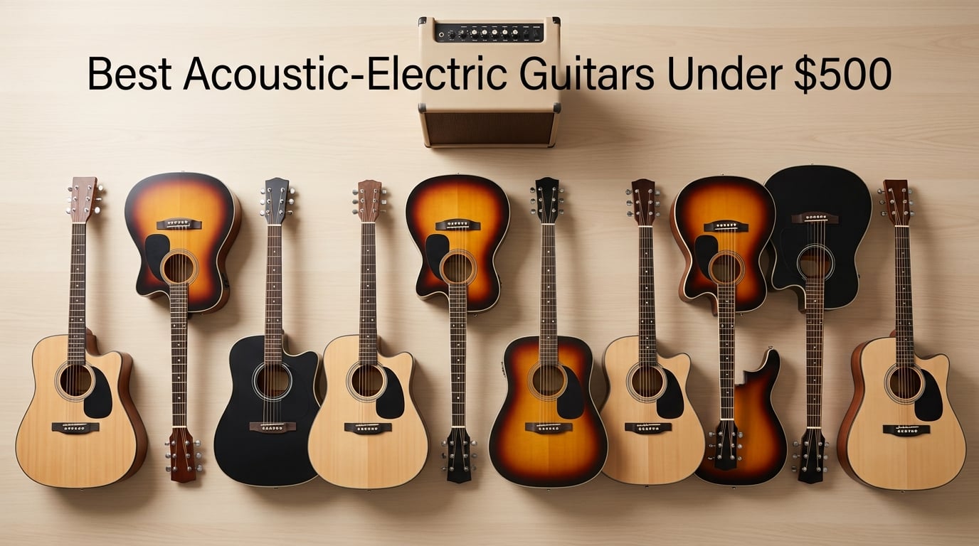 Best Acoustic-Electric Guitars Under $500