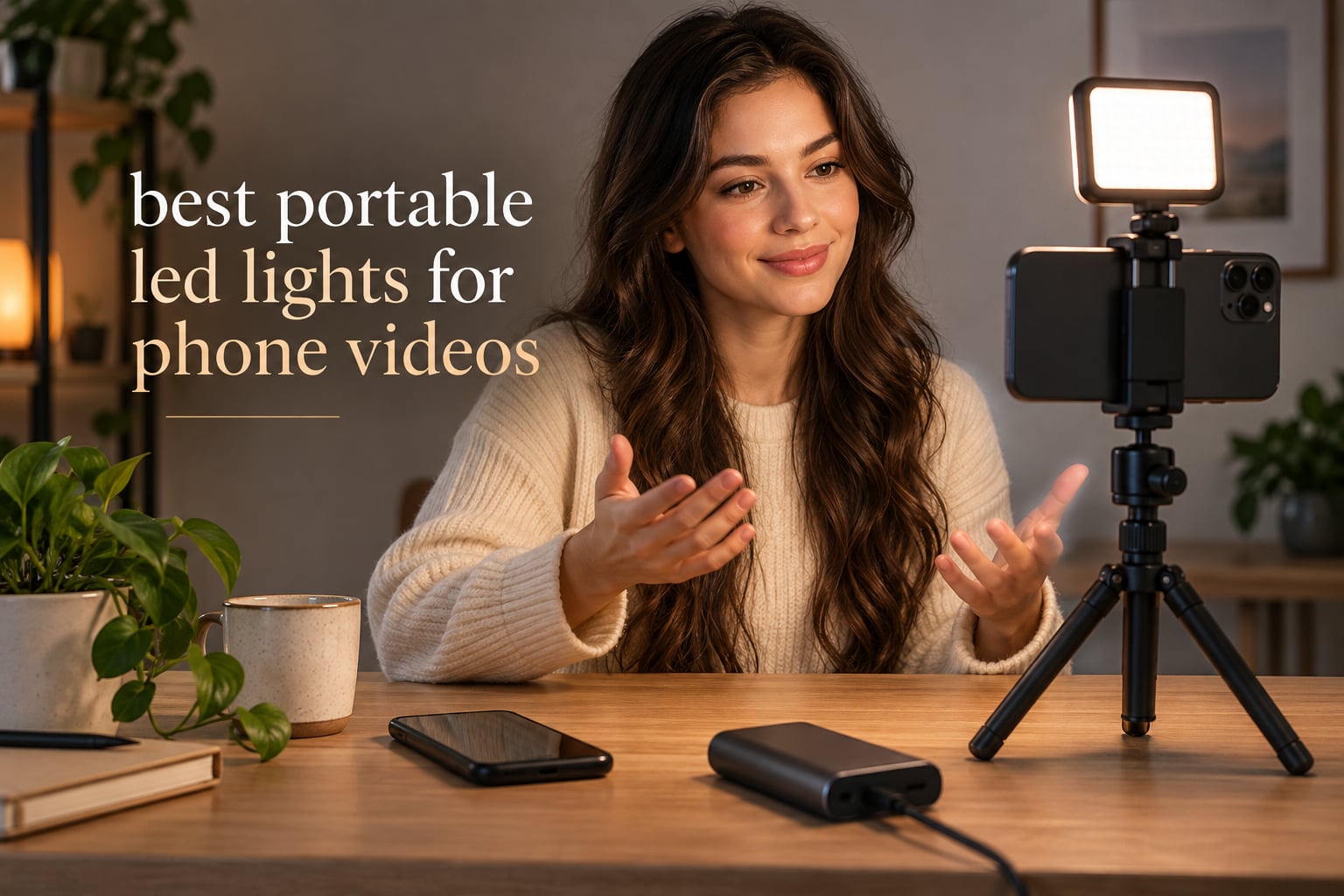 best portable led lights for phone videos