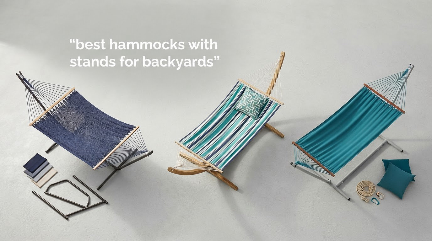 best hammocks with stands for backyards