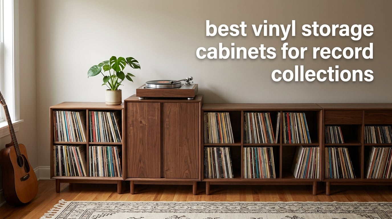 best vinyl storage cabinets for record collections