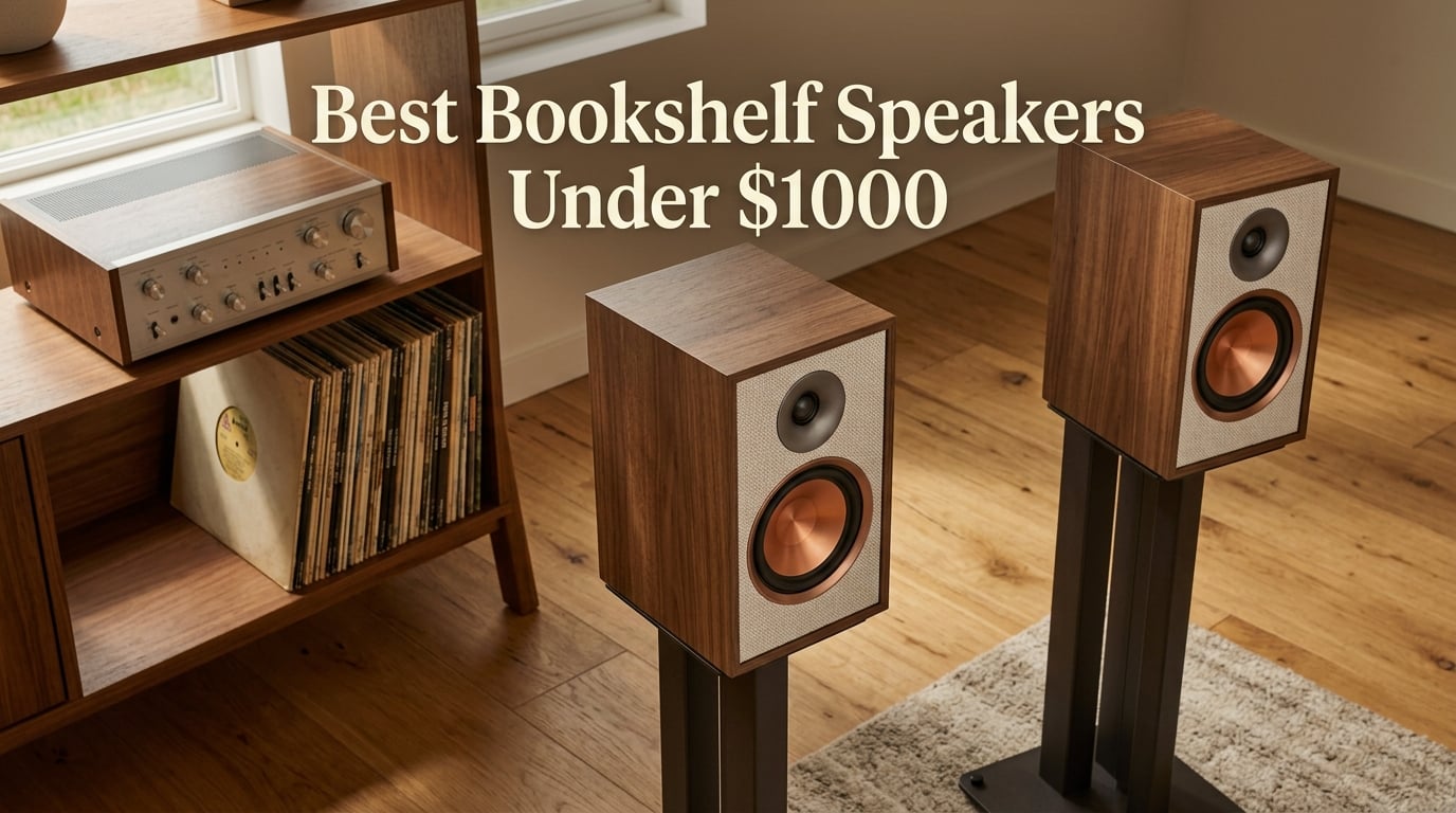 Best Bookshelf Speakers Under $1000