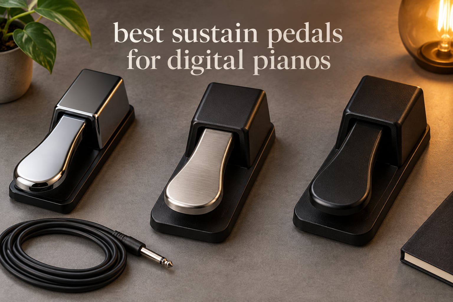 best sustain pedals for digital pianos