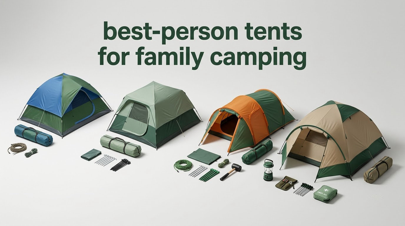 best 4-person tents for family camping