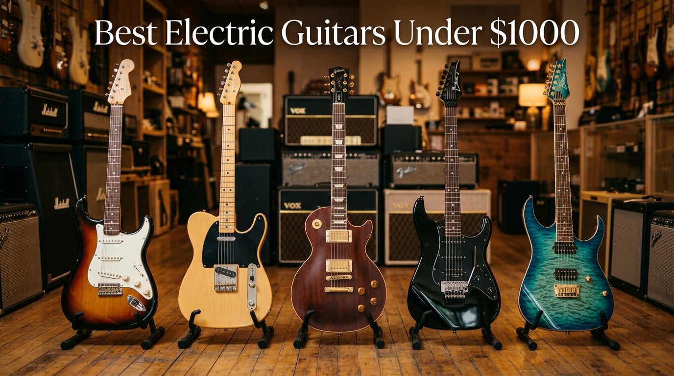 Best Electric Guitars Under $1000