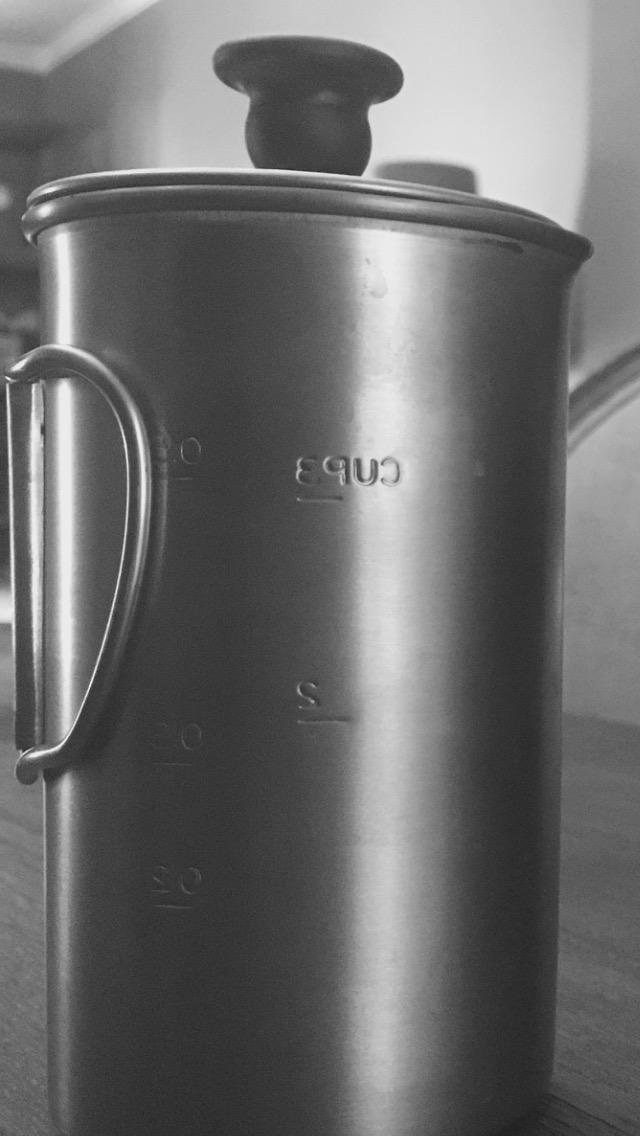 Snow Peak Titanium French Press - Ultralight Coffee Maker for Camping, Backpacking & Hiking - Camping Cookware Essential for Coffee Anywhere customer photo 2