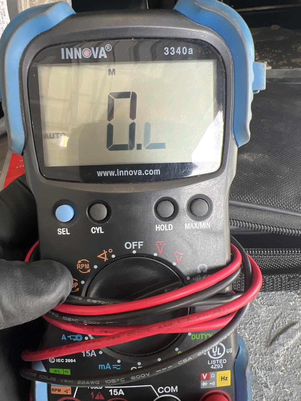 Innova 3340 Professional Automotive Digital Multimeter, Black customer photo 1