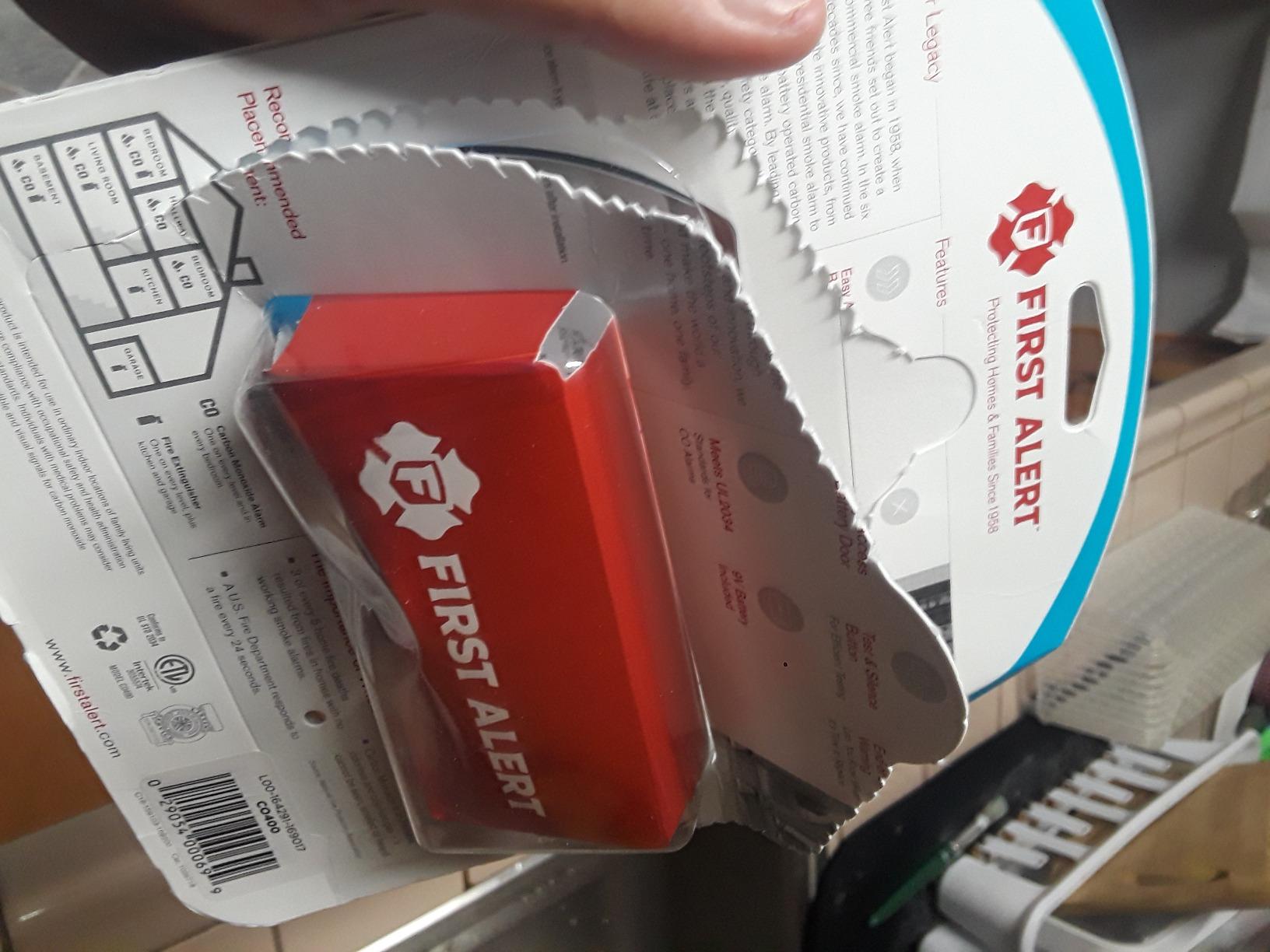 First Alert Battery Carbon Monoxide Alarm customer photo 1